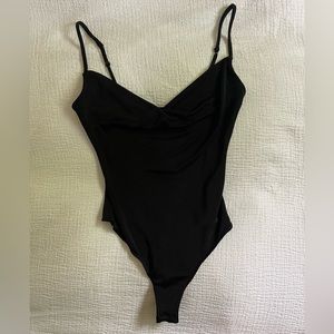 Free People Cowl Neck Bodysuit